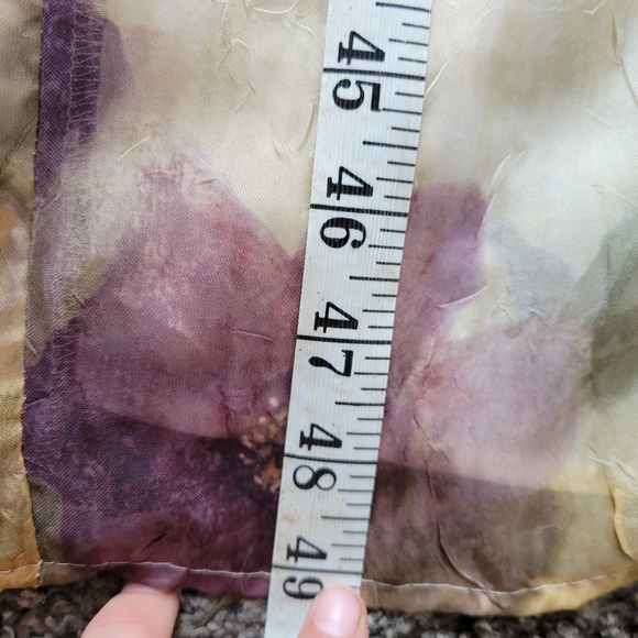 Christy LynnVintage Brown Textured Floral Romantic Maxi Dress Size 6 - Picture 12 of 16